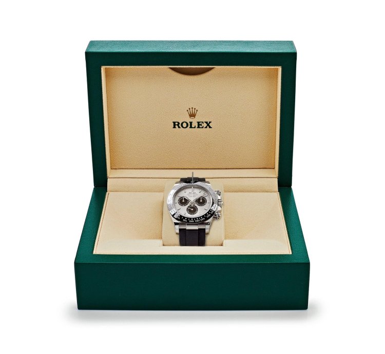Rolex Daytona 126519ln Ghost White Gold Steel And Bright Black Dial 2025