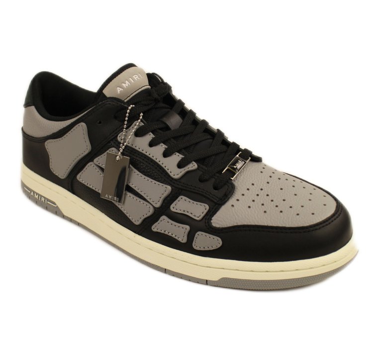 Skel Top Low Black Grey Sneakers Size 47