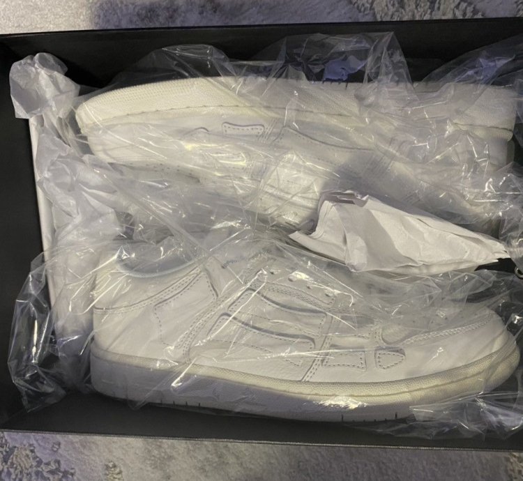 Skel-top Leather Sneakers