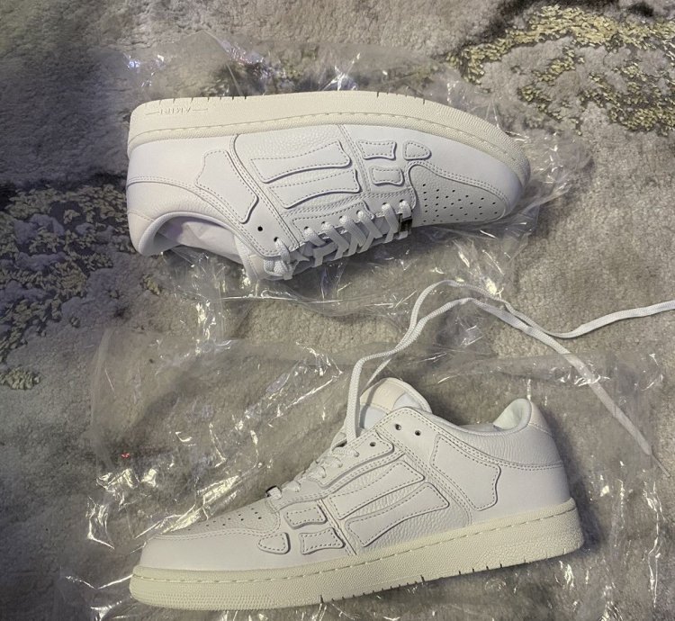 Skel-top Leather Sneakers