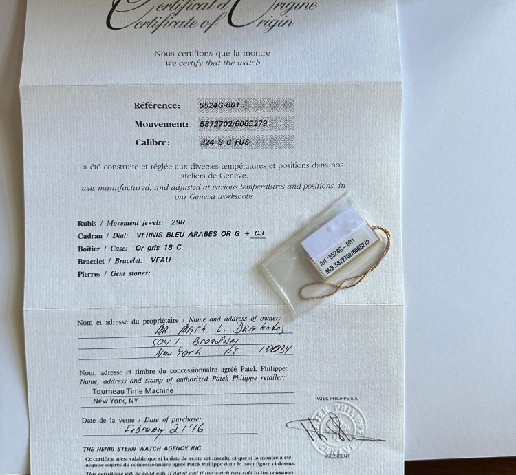 Patek Philippe Calatrava 5524g 001 Calatrava White Gold