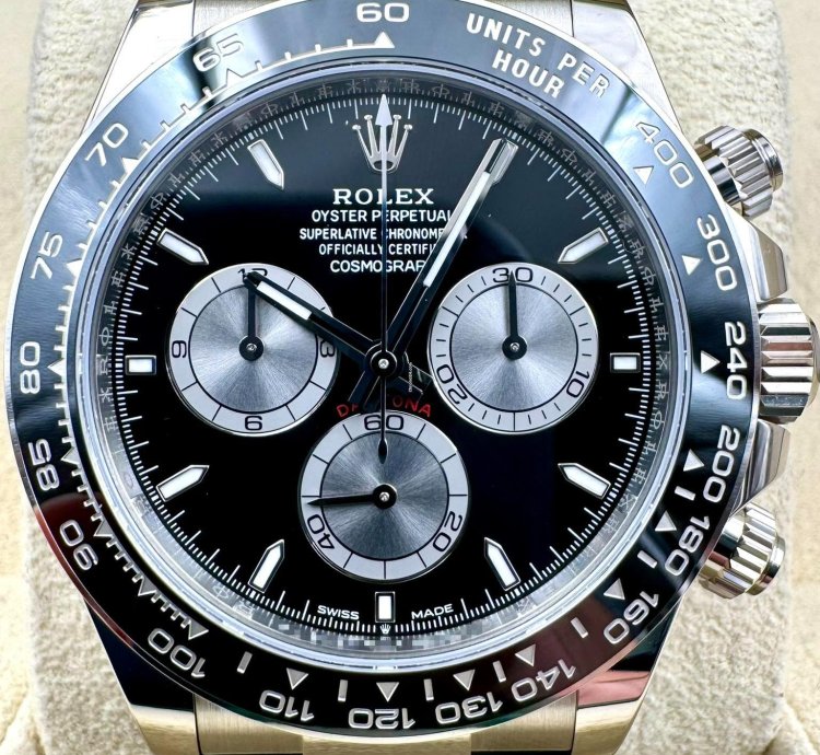 Rolex Daytona 126519ln White Gold Oysterflex Black Dial Unworn 2024