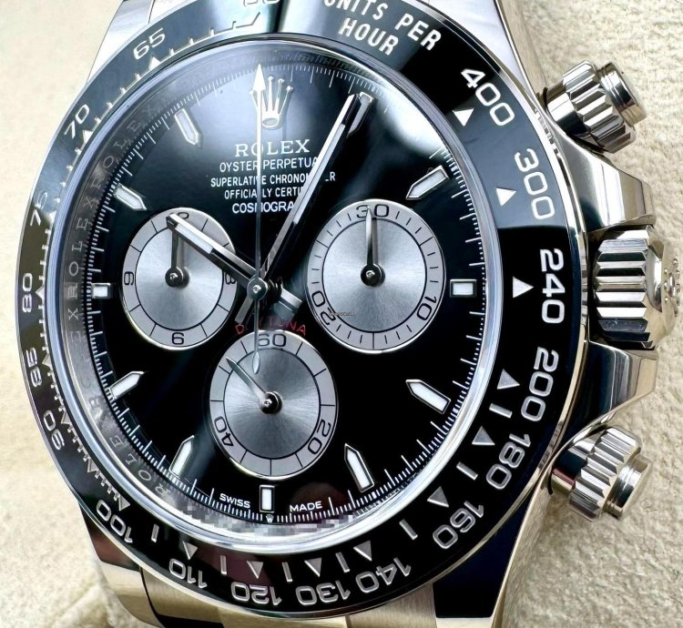 Rolex Daytona 126519ln White Gold Oysterflex Black Dial Unworn 2024