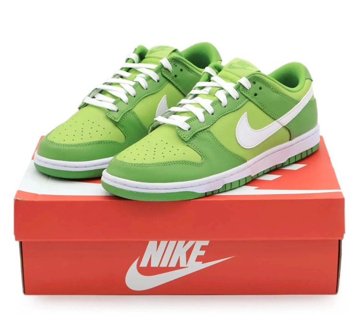 Nike Dunk Low Kermit Chlorophyll Vivid Apple Sea Light Green Dj6188-300