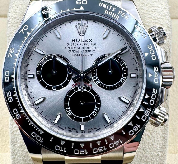 Rolex Daytona 126519ln White Gold Oysterflex Silver Dial Unworn 2024