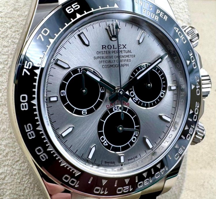 Rolex Daytona 126519ln White Gold Oysterflex Silver Dial Unworn 2024