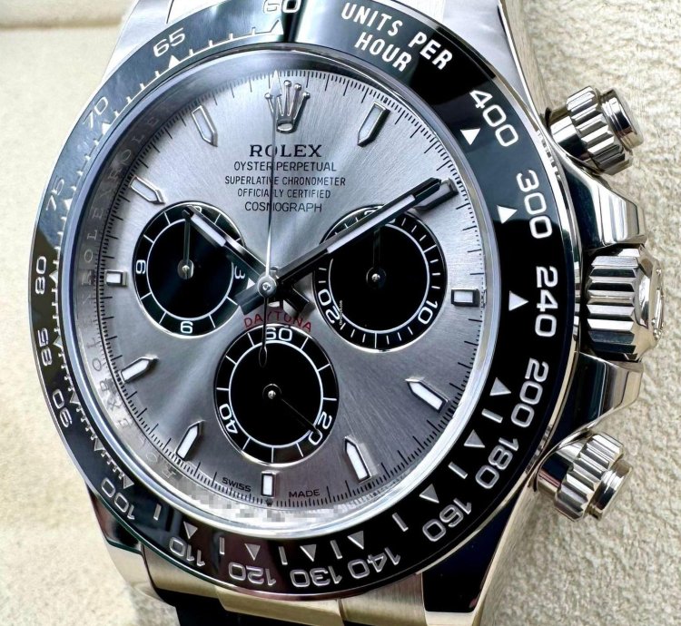 Rolex Daytona 126519ln White Gold Oysterflex Silver Dial Unworn 2024