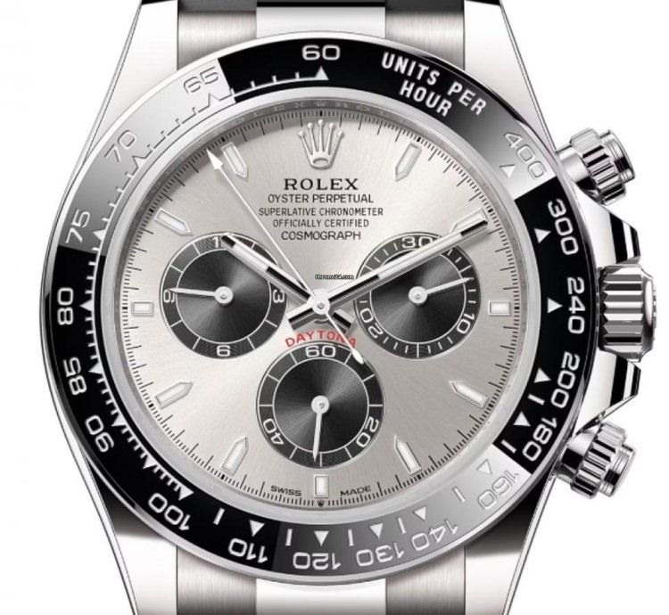 Rolex Daytona 126519ln White Gold Oysterflex Silver Dial Unworn 2024