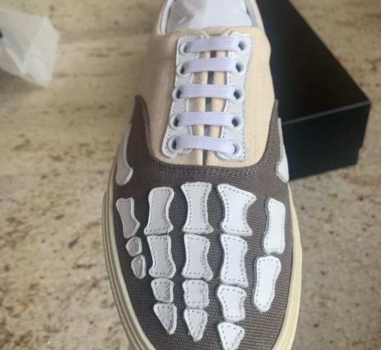 Skeleton Slip On Sneakers