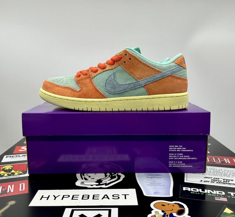 Nike Sb Dunk Low Pro Noise Aqua Emerald Rise Final Drop