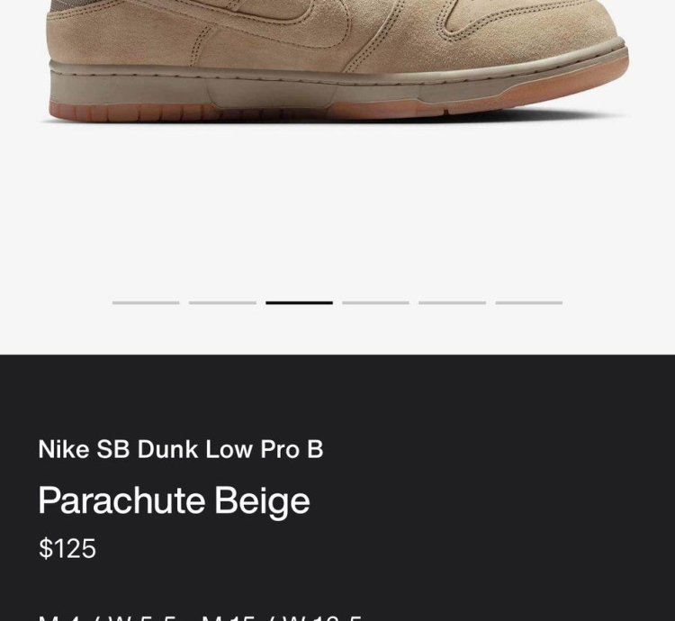 Nike Sb Dunk Low Pro Parachute Beige