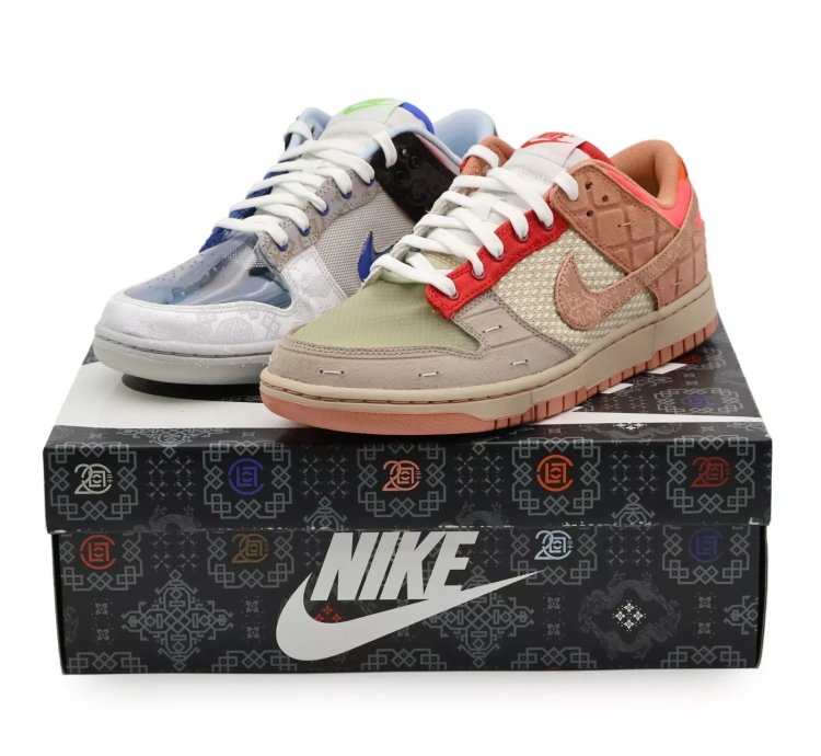 Clot Nike Dunk Low Sp What The Clot Multi Color Fn0316-999