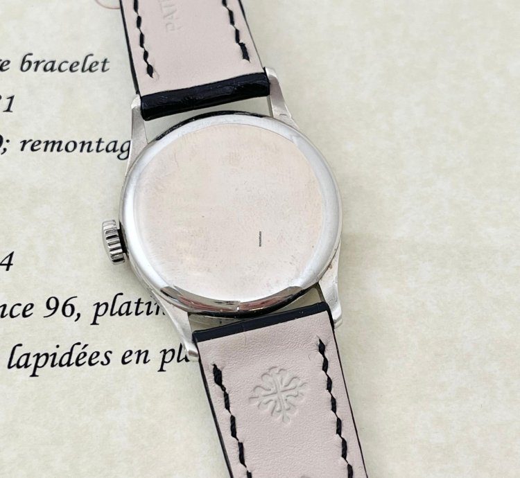 Patek Philippe Calatrava 96 Platinum Index Platinum Rare