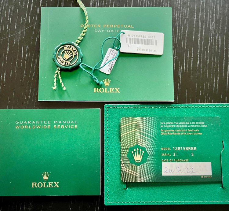 Rolex Day-date 36 Full Set Ungetragen Neuwertig Von Dt Konzession Top