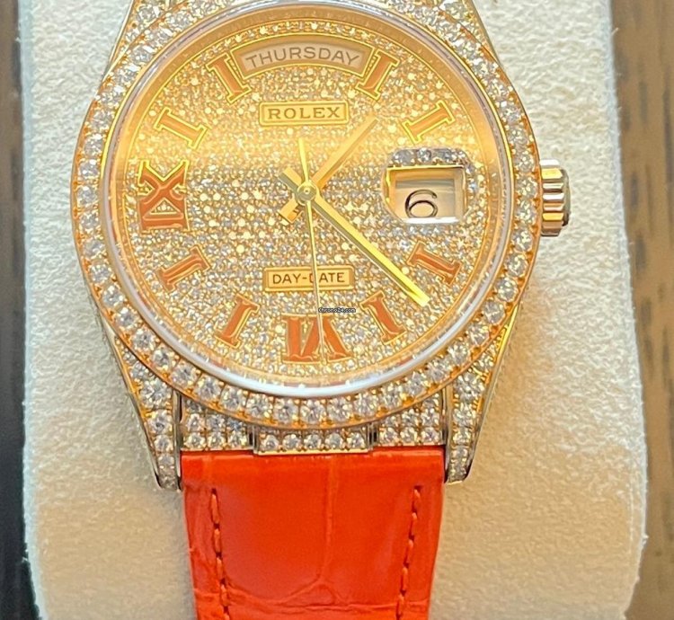 Rolex Day-date 36 Full Set Ungetragen Neuwertig Von Dt Konzession Top