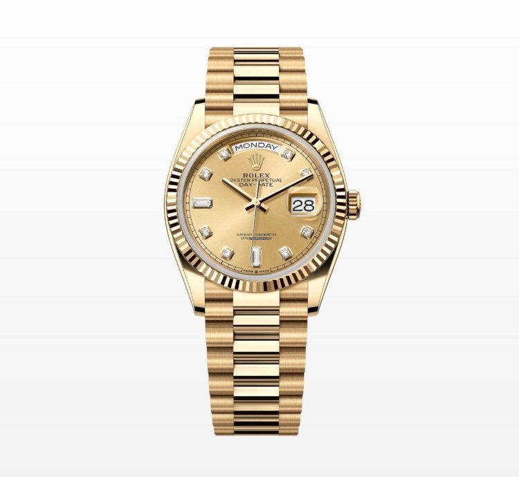Rolex Day-date 36 Gold Diamond Dial