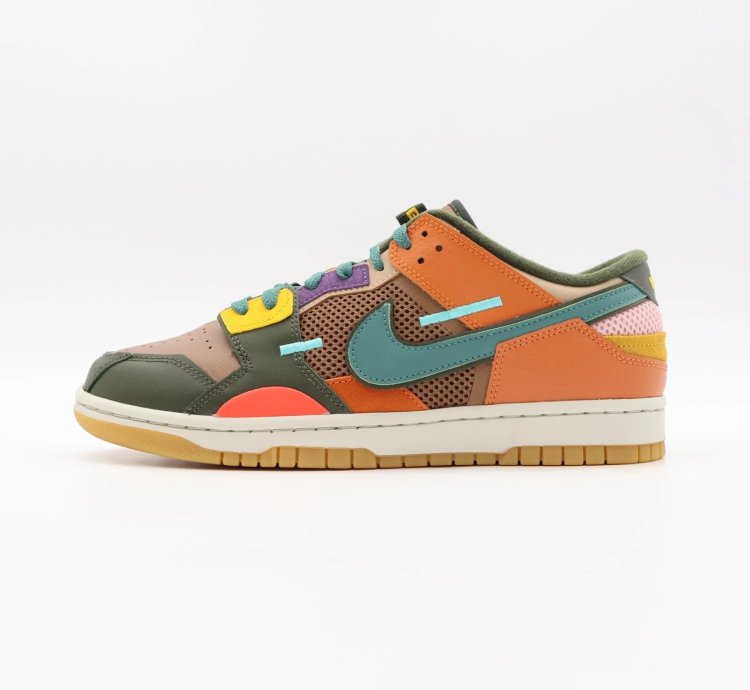 Nike Dunk Low Scrap Archeo Brown Mosaic Bicoastal Sport Spice Db0500-200