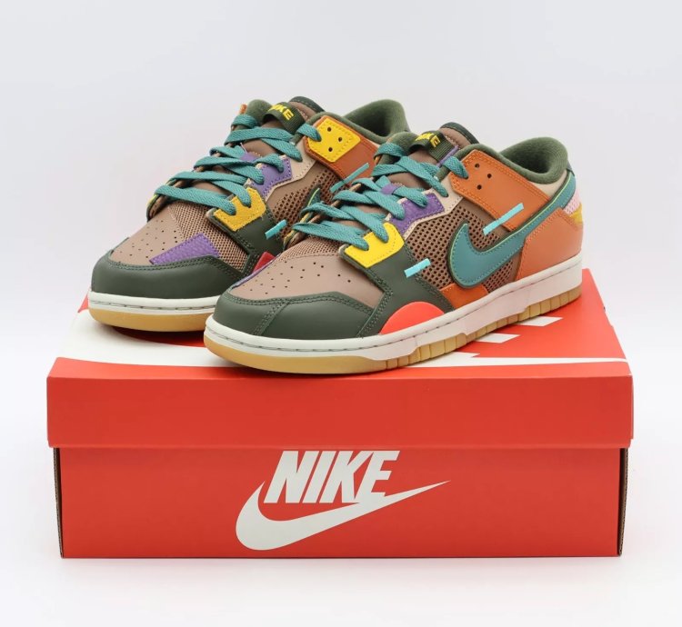 Nike Dunk Low Scrap Archeo Brown Mosaic Bicoastal Sport Spice Db0500-200