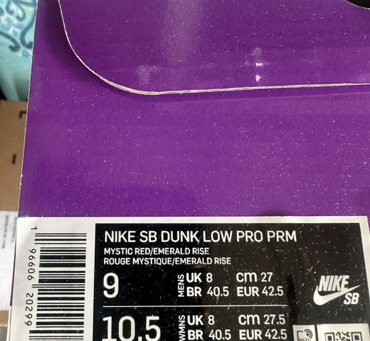 Nike Sb Dunk Low Pro Prm Mystic Red Rosewood