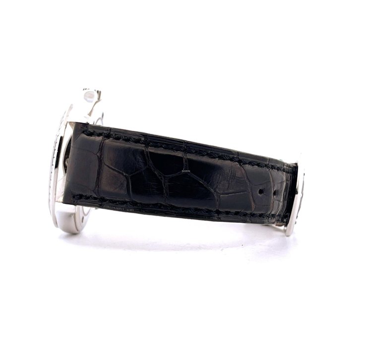 Patek Philippe Calatrava Baguette Diamonds Ref 5118p Rare Platinum Very Good Condt 2007
