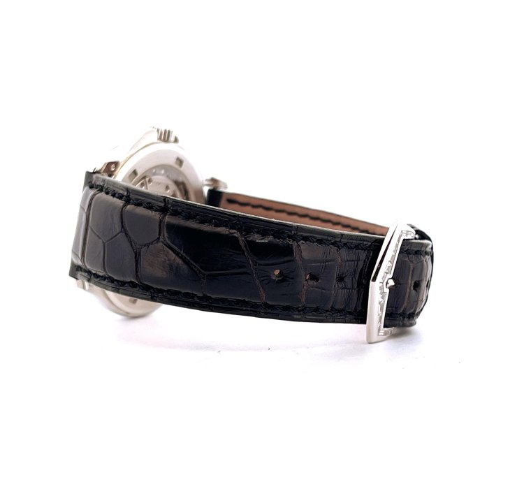 Patek Philippe Calatrava Baguette Diamonds Ref 5118p Rare Platinum Very Good Condt 2007