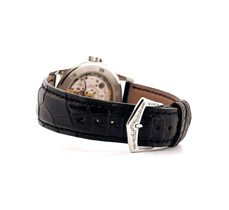 Patek Philippe Calatrava Baguette Diamonds Ref 5118p Rare Platinum Very Good Condt 2007