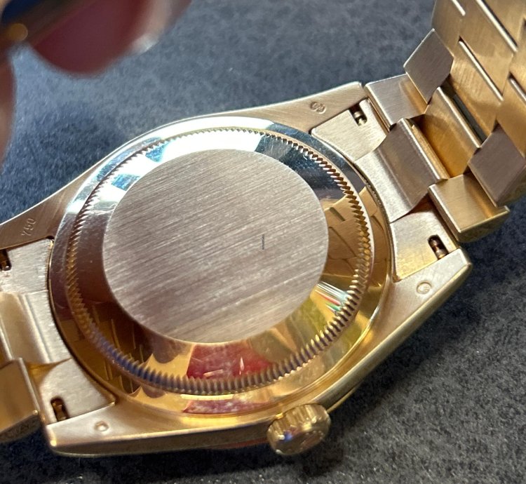 Rolex Day-date 36 Gold President Watch Bracelet 36mm White Dial Roman Numeral