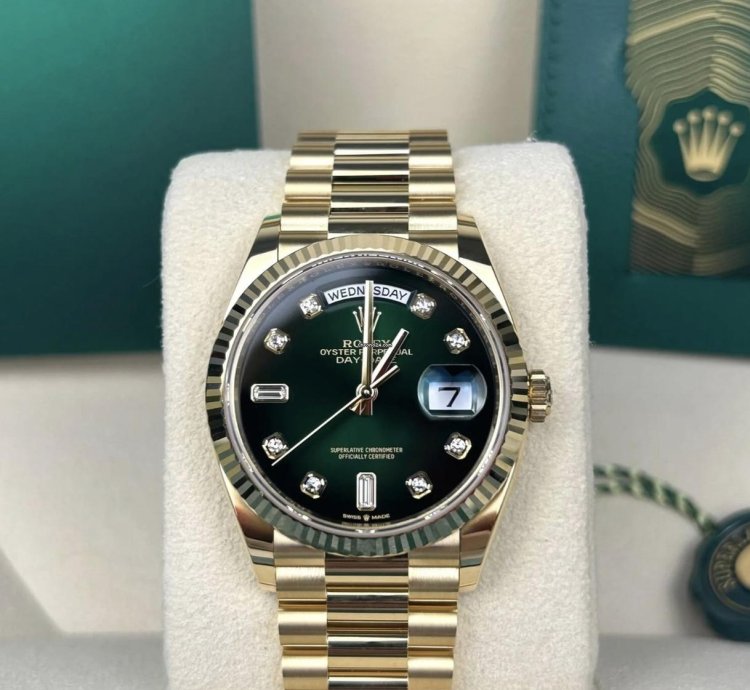 Rolex Day-date 36 Gr 2024 Neu Full Set