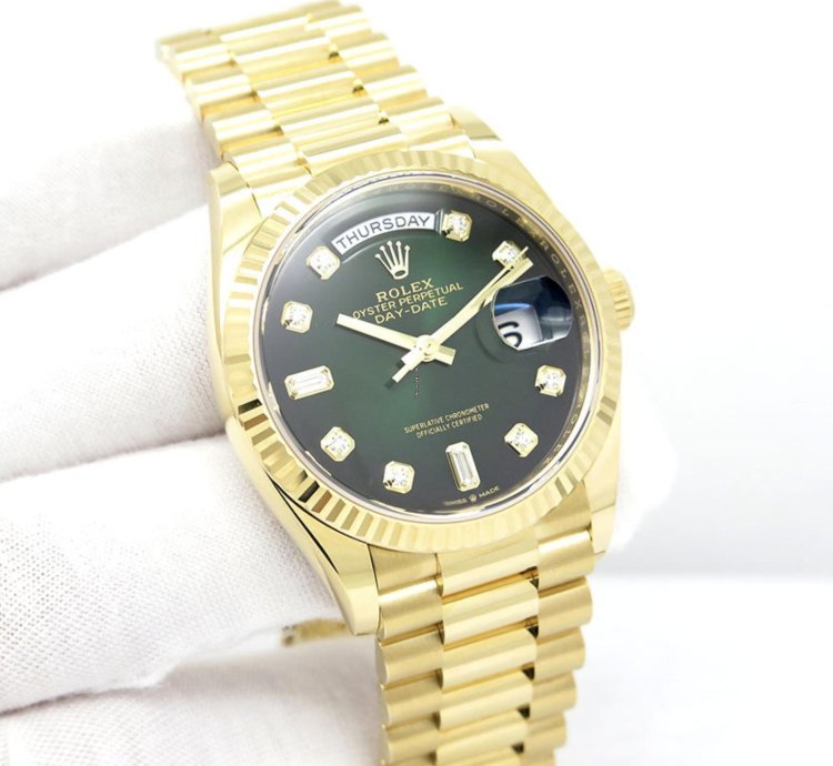 Rolex Day-date 36 Gr 2024 Neu Full Set
