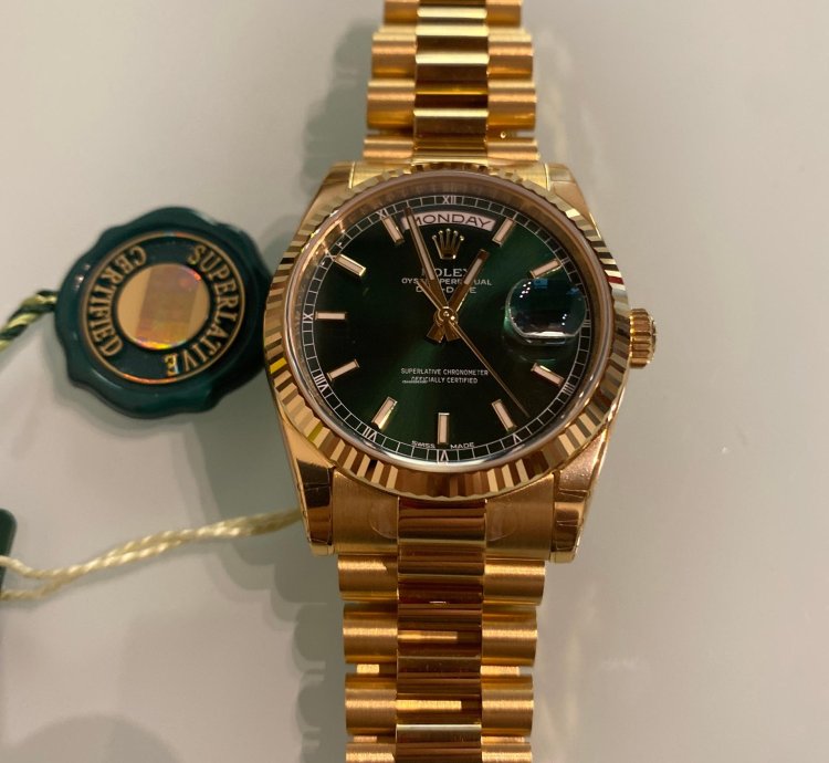Rolex Day-date 36 Green 118238