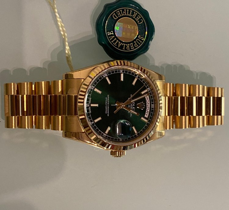 Rolex Day-date 36 Green 118238