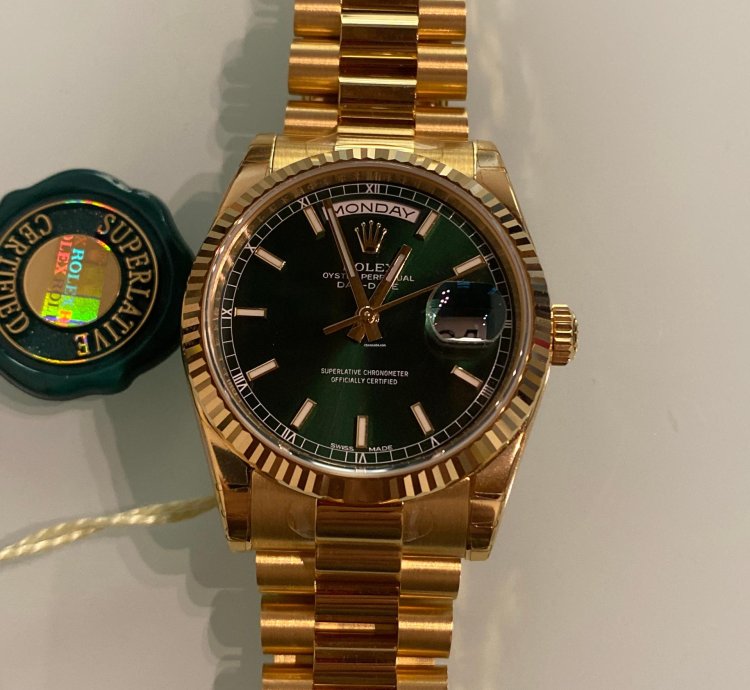 Rolex Day-date 36 Green 118238