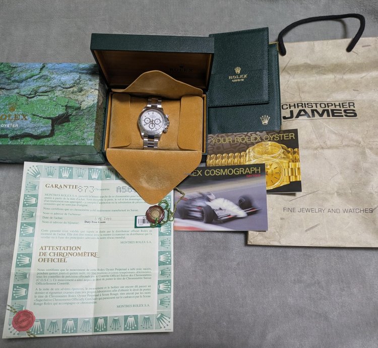 Rolex Daytona 16520 Automatic 2000 Steel Like New Unworn