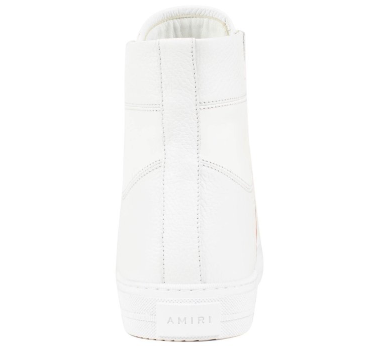 Sunset White Red Leather Sneakers Shoes Size 13 Us
