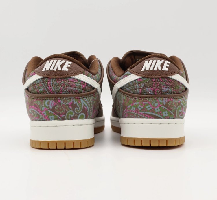 Nike Sb Dunk Low Pro Paisley Brown Pink Cacao Summit White