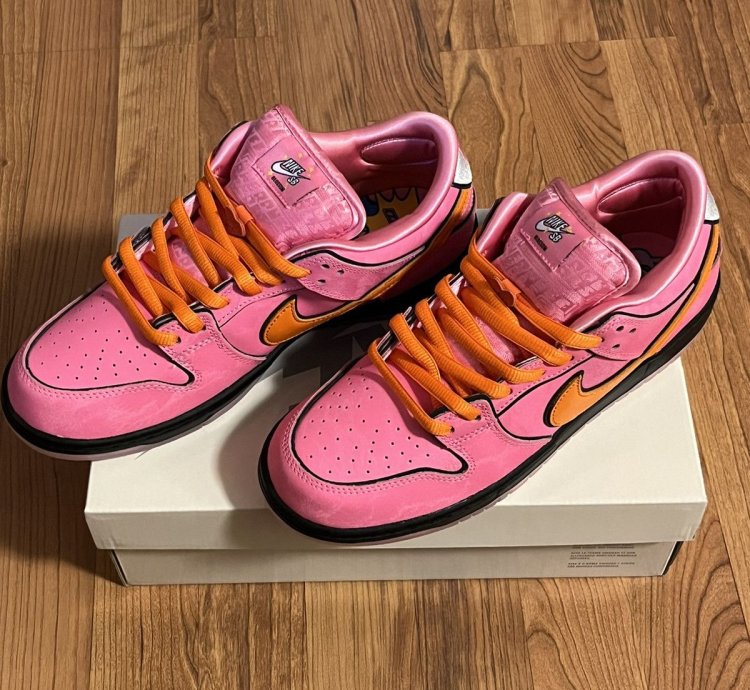 Nike Sb Dunk Low Pro Qs Powerpuff Girls Blossom