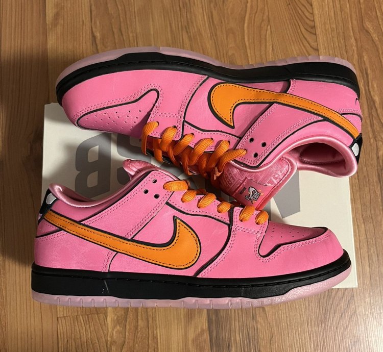 Nike Sb Dunk Low Pro Qs Powerpuff Girls Blossom
