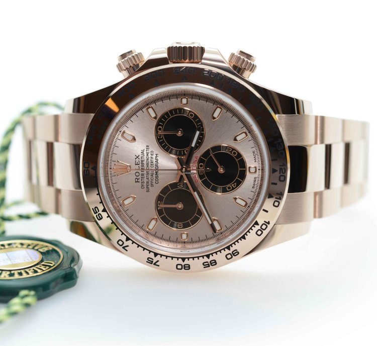Rolex Daytona 18ct Everose Gold With Sundust Dial - New 2021