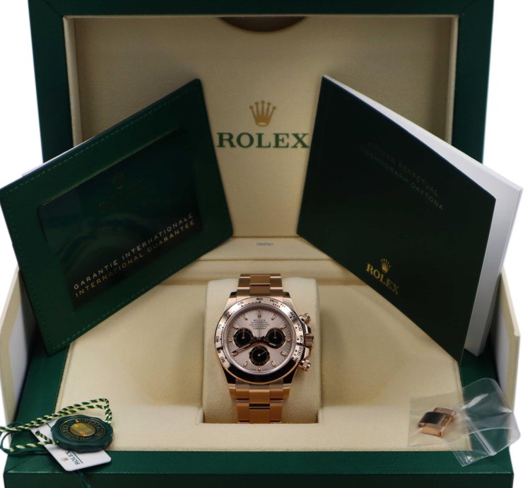 Rolex Daytona 18ct Everose Gold With Sundust Dial - New 2021