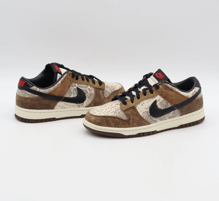 Fj5434-120 Nike Dunk Low Head 2 Head Cojp Natural Black Ale Brown Pecan