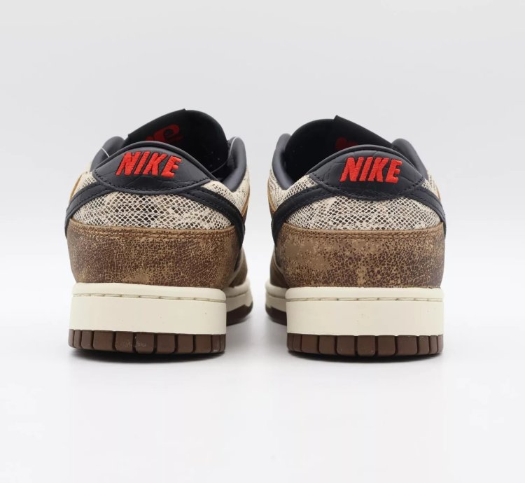 Fj5434-120 Nike Dunk Low Head 2 Head Cojp Natural Black Ale Brown Pecan
