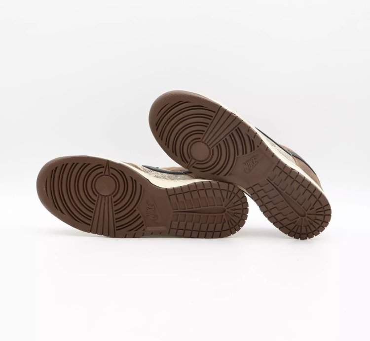 Fj5434-120 Nike Dunk Low Head 2 Head Cojp Natural Black Ale Brown Pecan