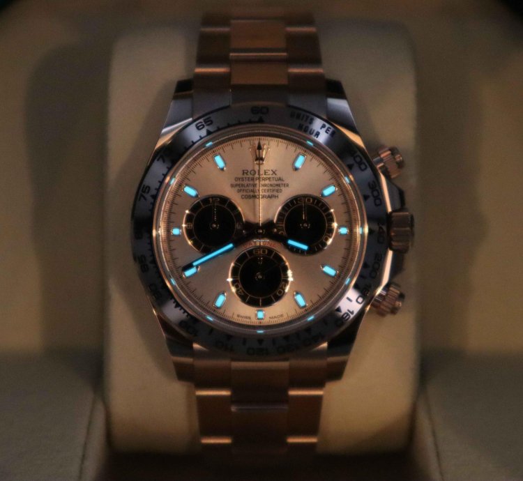 Rolex Daytona 18ct Everose Gold With Sundust Dial - New 2021