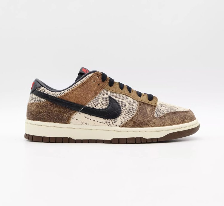 Fj5434-120 Nike Dunk Low Head 2 Head Cojp Natural Black Ale Brown Pecan