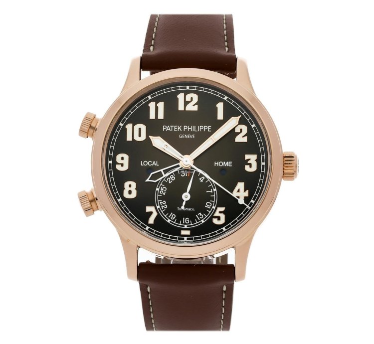 Patek Philippe Calatrava Complications Calatrava Pilot Travel Time Tiffany Co 5524r-001