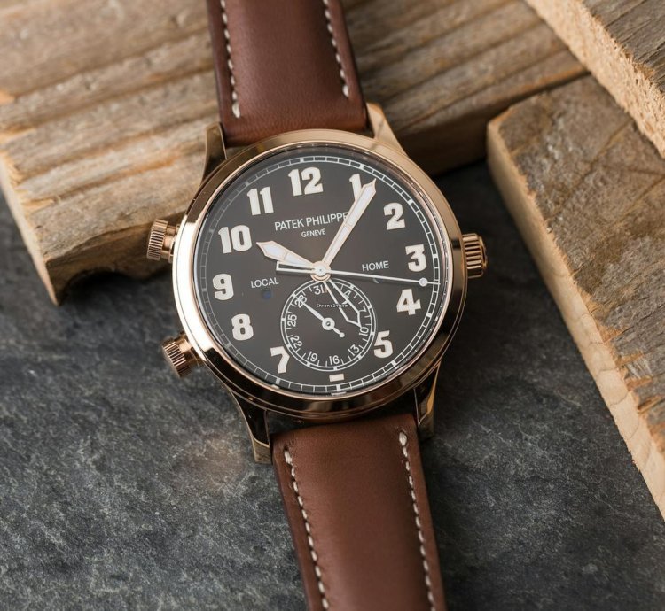 Patek Philippe Calatrava Complications Calatrava Pilot Travel Time Tiffany Co 5524r-001