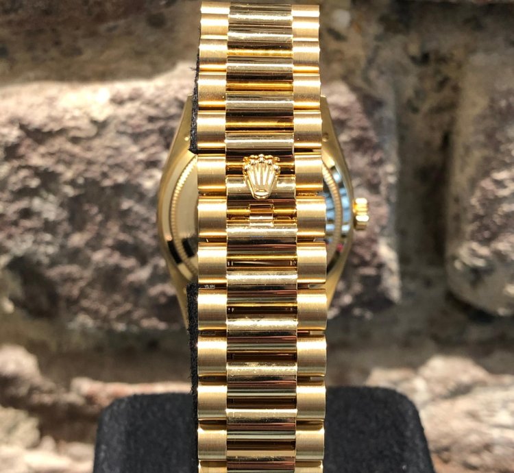 Rolex Day-date 36 Green Diamonds Dial 2023 Lc100