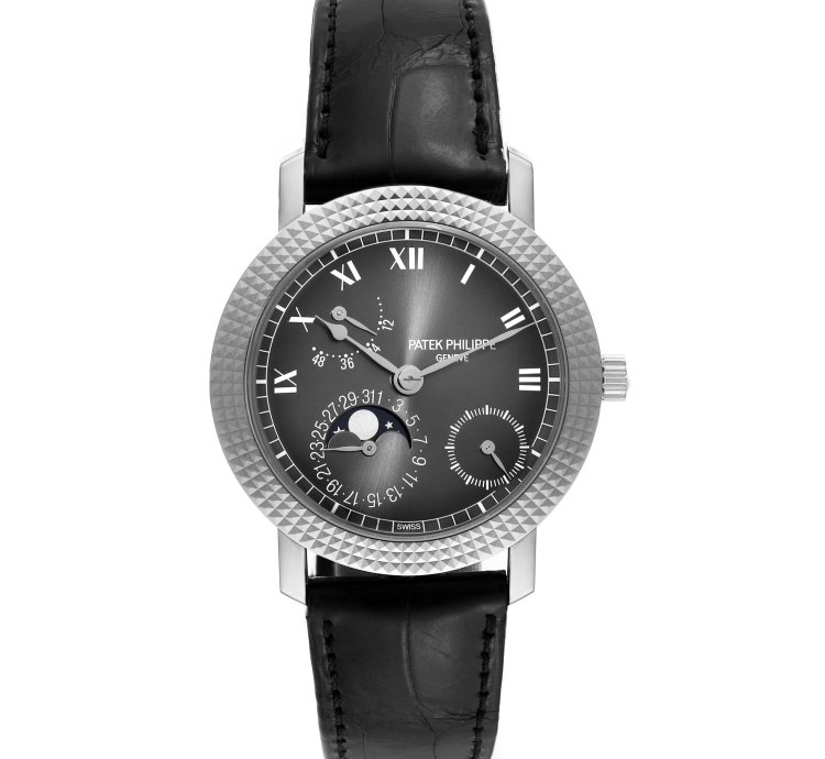 Patek Philippe Calatrava Cortina Jubilee White Gold Mens Watch 5057 Box Papers