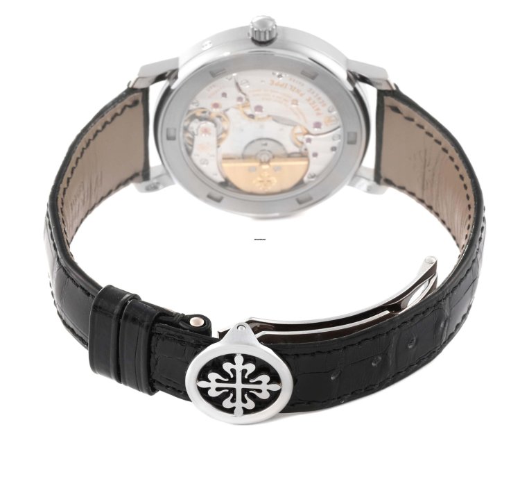 Patek Philippe Calatrava Cortina Jubilee White Gold Mens Watch 5057 Box Papers