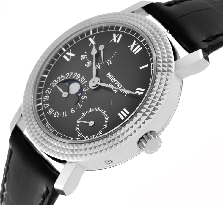 Patek Philippe Calatrava Cortina Jubilee White Gold Mens Watch 5057 Box Papers
